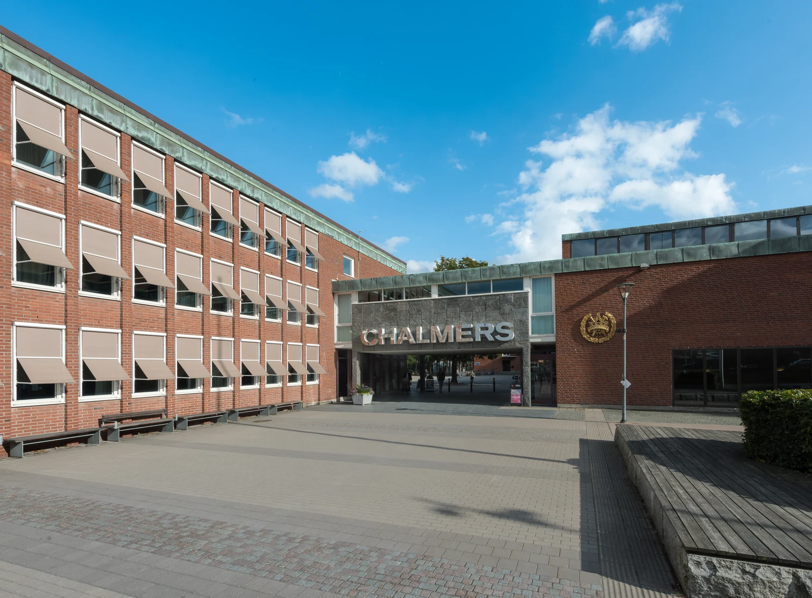 Entrance to Chalmers University of Technology in Gothenburg in 2026.