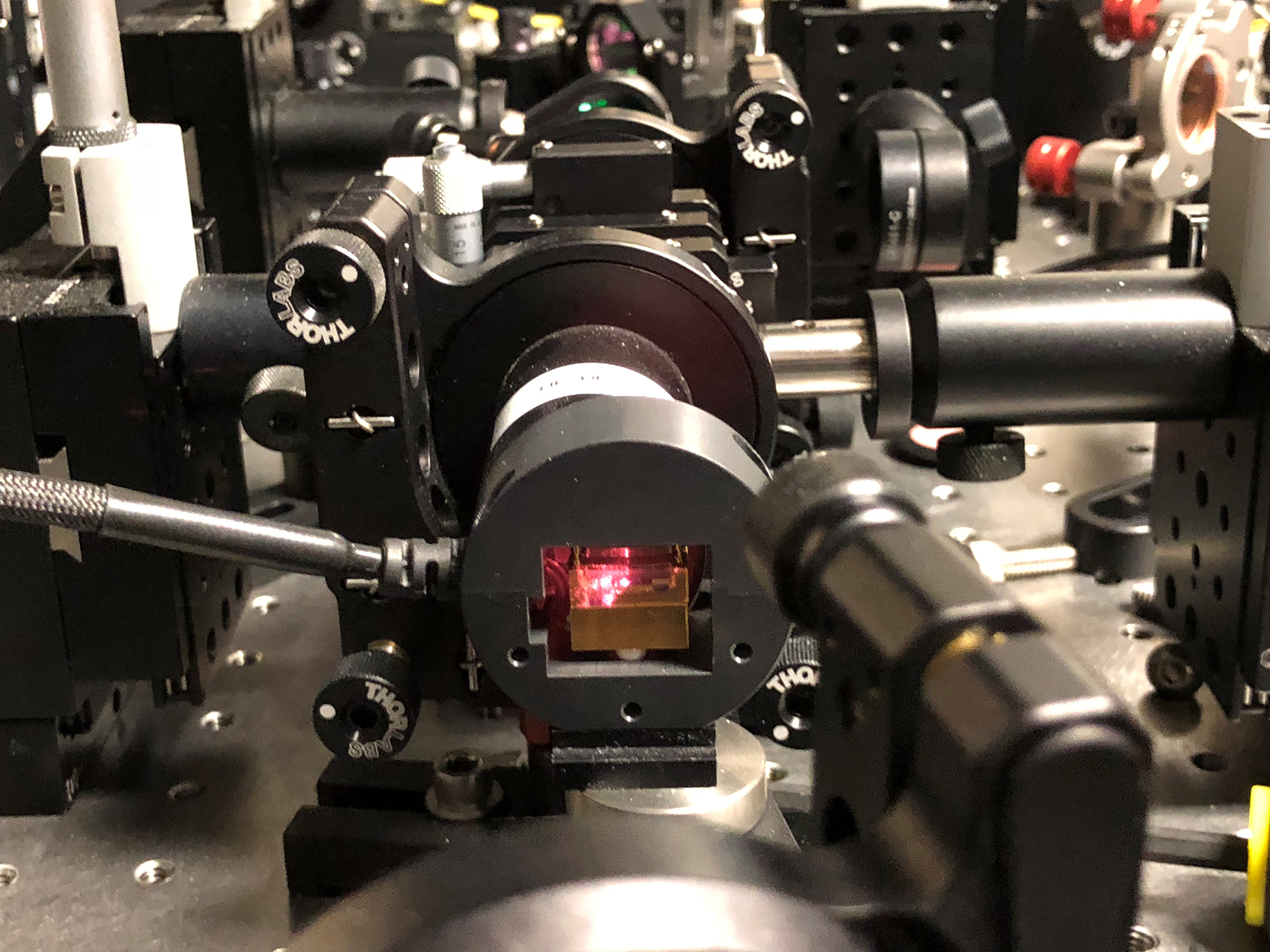 Real photon research optical apparatus at NIST.